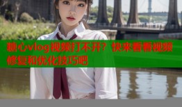 糖心vlog视频打不开？快来看看视频修复和优化技巧吧
