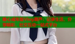 糖心成年版Vlog葫芦：记录生活，分享精彩，社交互动一站式平台