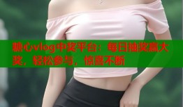 糖心vlog中奖平台：每日抽奖赢大奖，轻松参与，惊喜不断