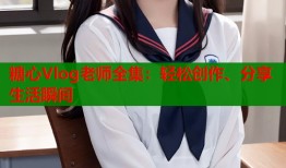 糖心Vlog老师全集：轻松创作、分享生活瞬间