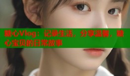 糖心Vlog：记录生活，分享温馨，糖心宝贝的日常故事