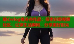 糖心vlog桃谷谷作品：探索创意视频社区，记录生活瞬间，分享美好时光