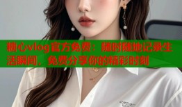 糖心vlog官方免费：随时随地记录生活瞬间，免费分享你的精彩时刻