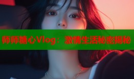师师糖心Vlog：激情生活秘密揭秘