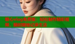 糖心vlog免费版：轻松制作精彩视频，随时随地记录生活