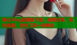 糖心Vlog官网版下载：视频分享、实时直播、创作工具一应俱全