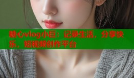 糖心vlog小巨：记录生活，分享快乐，短视频创作平台