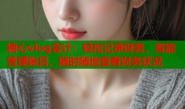 糖心vlog会计：轻松记录财务，智能管理账目，随时随地查看财务状况