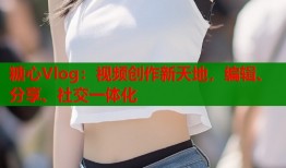 糖心Vlog：视频创作新天地，编辑、分享、社交一体化
