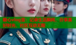 糖心vlog雷：记录生活瞬间，分享美好时光，社区互动无限