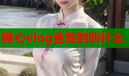 糖心vlog金发的叫什么
