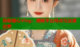 探秘糖心Vlog：揭秘平台特点与法律边界