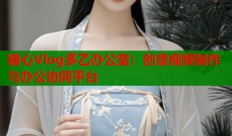 糖心Vlog多乙办公室：创意视频制作与办公协同平台