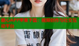 糖心APP苹果下载：视频创作与社交互动平台