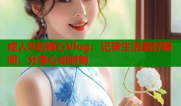 成人B站糖心Vlog：记录生活美好瞬间，分享心动时刻