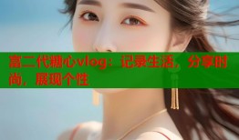 富二代糖心vlog：记录生活，分享时尚，展现个性
