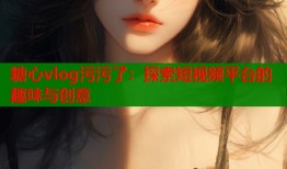 糖心vlog污污了：探索短视频平台的趣味与创意