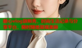 糖心vlog旗袍秀，时尚生活记录与分享平台，随时随地展现美丽