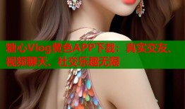 糖心Vlog黄色APP下载：真实交友、视频聊天、社交乐趣无限