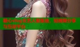 糖心vlog女艺人聚集地，短视频分享与互动平台