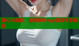 糖心兑换码，禁用软件app激活专享福利