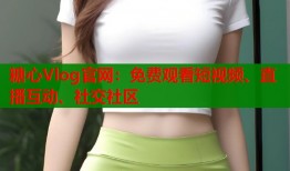 糖心Vlog官网：免费观看短视频、直播互动、社交社区