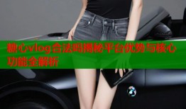 糖心vlog合法吗揭秘平台优势与核心功能全解析