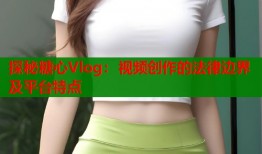 探秘糖心Vlog：视频创作的法律边界及平台特点