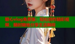 糖心vlog免费版：轻松创作精彩视频，随时随地分享生活瞬间
