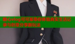 糖心vlog可可幂带你体验真实生活记录与创意分享新玩法
