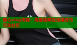 糖心vlog传媒：海量视频在线播放与互动社区