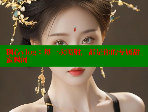 糖心vlog：每一次喷射，都是你的专属甜蜜瞬间