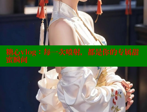 糖心vlog：每一次喷射，都是你的专属甜蜜瞬间
