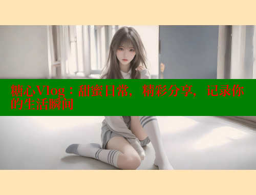 糖心Vlog：甜蜜日常，精彩分享，记录你的生活瞬间