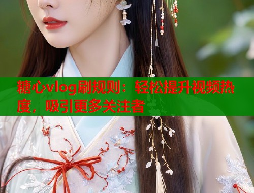 糖心vlog刷规则：轻松提升视频热度，吸引更多关注者