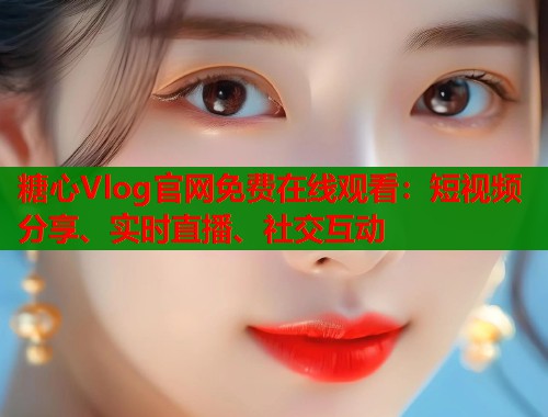 糖心Vlog官网免费在线观看：短视频分享、实时直播、社交互动