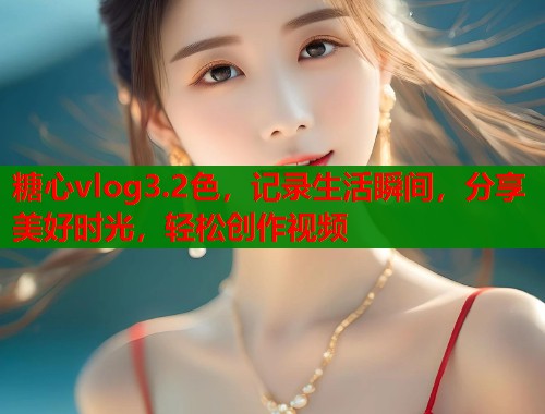 糖心vlog3.2色，记录生活瞬间，分享美好时光，轻松创作视频