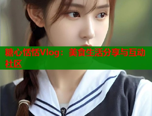 糖心恬恬Vlog：美食生活分享与互动社区